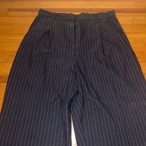 Aeropostale Women's Black Pinstripe Trousers